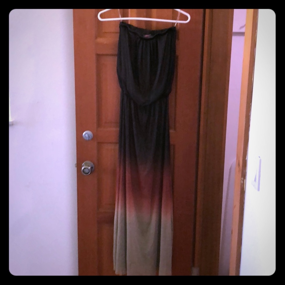 Strapless sun dress
